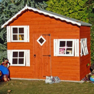 8x5'6 Shire Loft 2 Storey Kids Wooden Playhouse